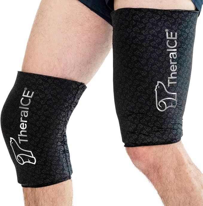 TheraICE Knee Ice Pack Wrap Compression Sleeve by TheraICERx