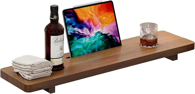 Premium 1.2IN Thickened African Solid Teak Bathtub Tray, 35” Waterproof Bath - Image 7