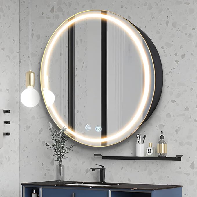 30 inch Round Medicine Cabinet by Janboe