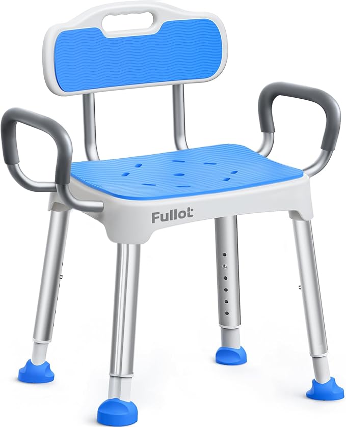 Widened Shower Chair for Inside Shower by FULLOT