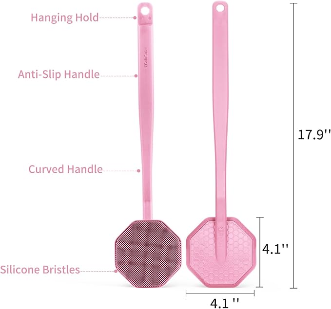 iTokGoK® Silver-Infused Silicone Back Scrubber - Image 5