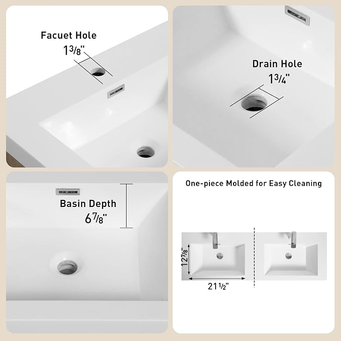 72" Freestanding Bathroom Vanity - Image 5
