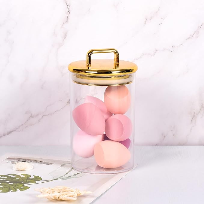 2 Pack 24 oz Medium Acrylic Storage Apothecary Jar - Image 3