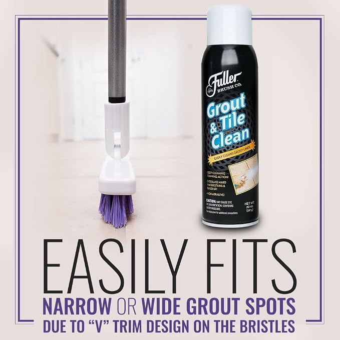 Fuller Brush Tile Grout E-Z Scrubber + Tile & Grout Cleaner - Image 3