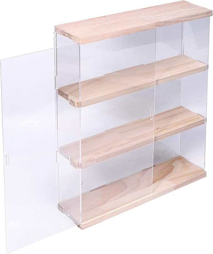 Choowin 3 Layer Wall Shelf Clear Acrylic Display Case by Choowin