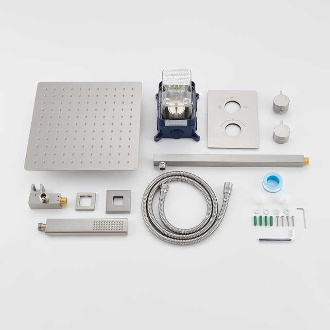 Iriber Thermostatic Shower System Wall Mount - Image 7
