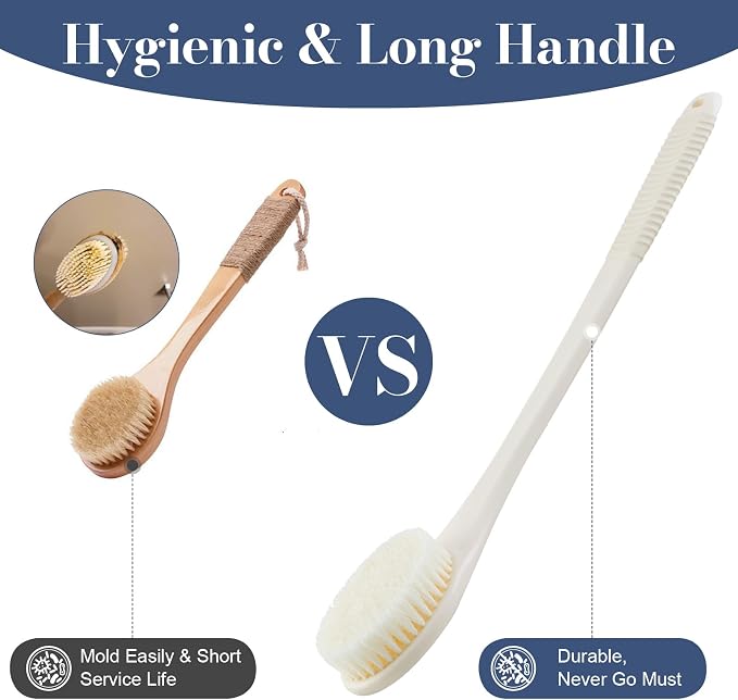 Back Scrubber for Shower, Shower Body Brush for Cleaning - Image 6