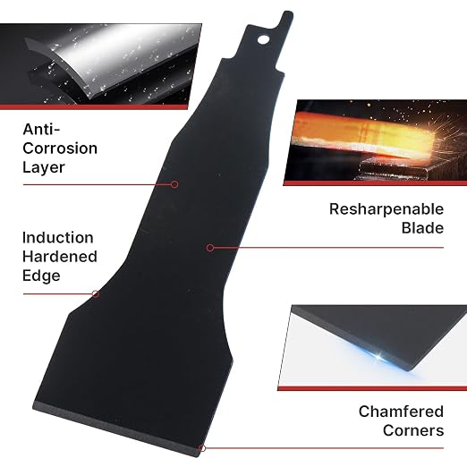 2pcs 4 inch HCS reciprocating Saw Blade Saber Shovel Length Cleaning Tool - Image 3
