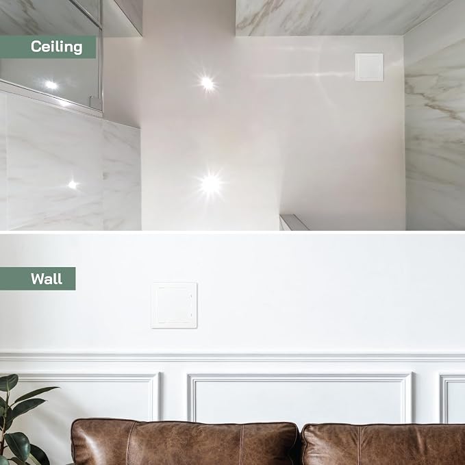Vent Systems 6'' x 6'' Inch White Metal Access Panel - Image 5