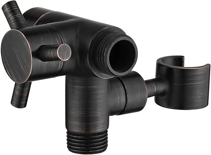 PDPBath Solid Brass 3 Way Shower Arm Diverter Valve by PDPBath