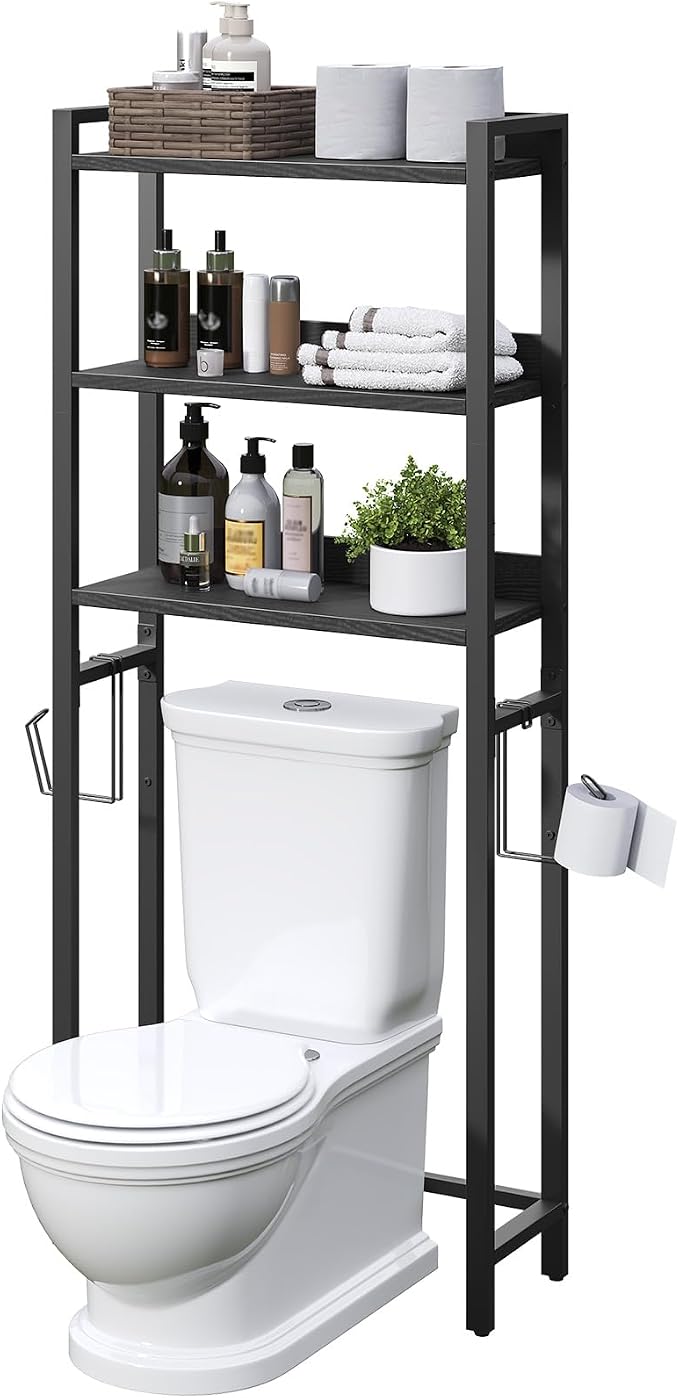 Over The Toilet Storage Rack, 3 Tier Bathroom Organizer Over Toilet, - Image 9