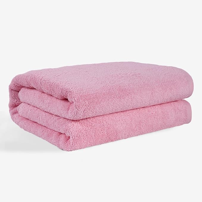 SALBAKOS 100% Turkish Cotton Jumbo Bath Sheet Towel Oversized 40x80 inch | - Image 4