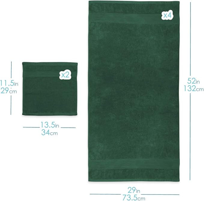 Hearth & Harbor Bath Towels for Bathroom - Image 8