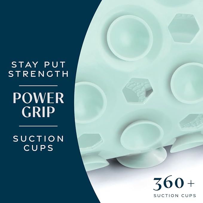 SlipX Solutions Power Grip Bathtub Safety Mat | Precision Grip Technology - Image 2