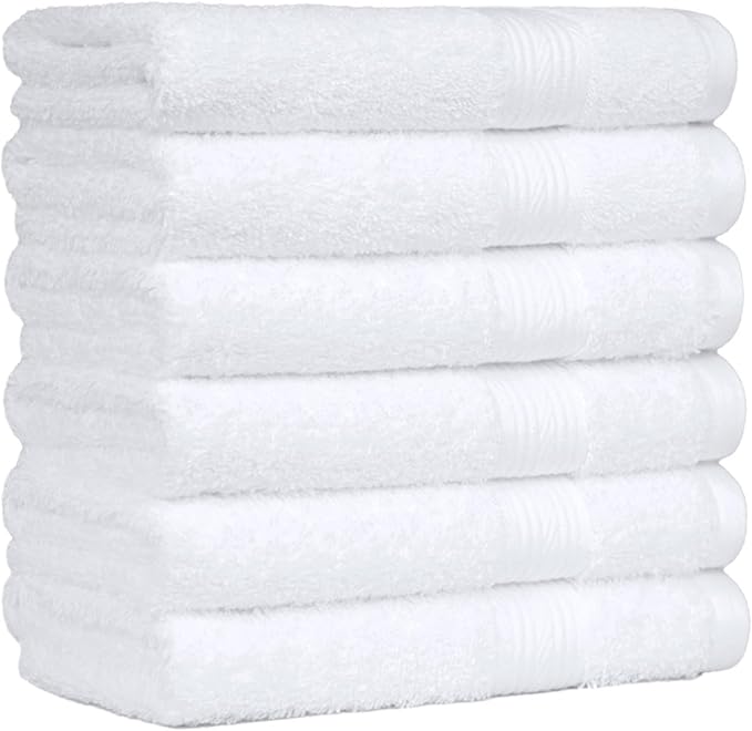 Amazon Basics 6 Piece hand towels by AmazonBasics