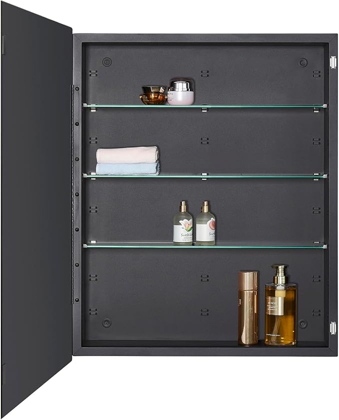 Black Bathroom Medicine Cabinet - Image 4