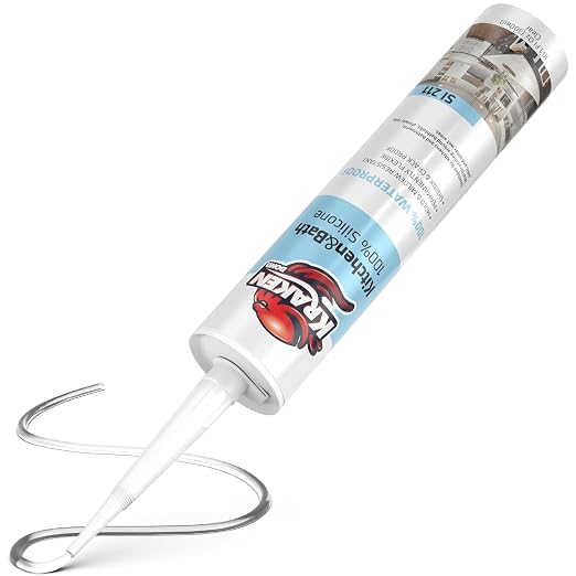 Kraken Bond Premium Kitchen and Bathroom Silicone Caulk Clear - Image 2