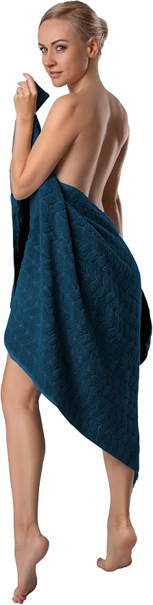 Turkish Cotton Ultra-Soft Plush Absorbent Quick Dry Bathroom Towel Set - Image 2