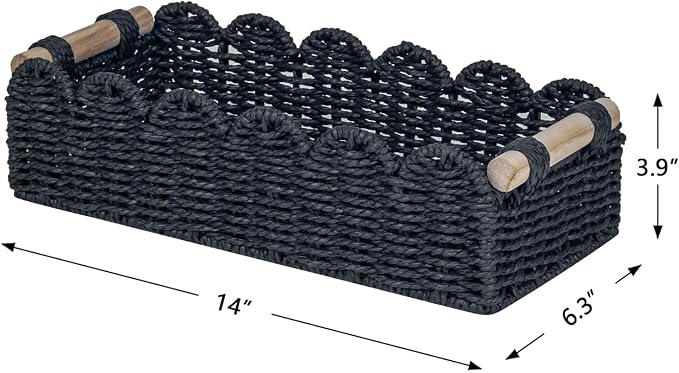 CubesLand Scalloped Edge Decor Basket - Image 7