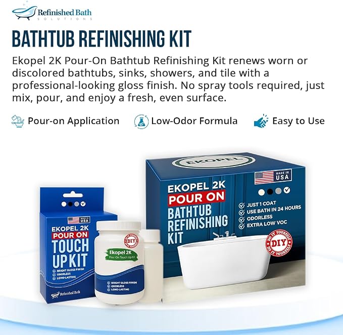 Ekopel 2K Bathtub Refinishing Kit - Image 2