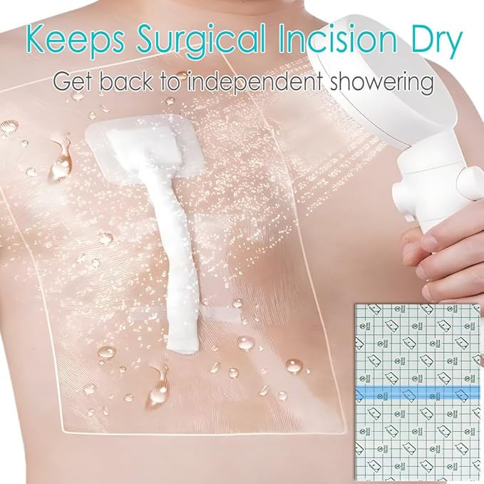 Waterproof Shower Protector Bandage 10x10 inch - Image 4