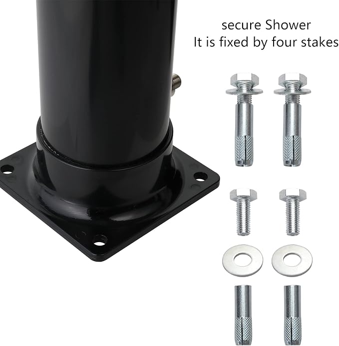 VINGLI Solar Heated Shower, 2-Section - Image 5