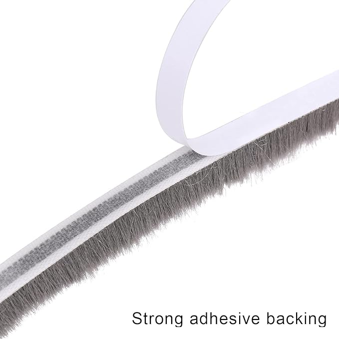 Door Brush Seal, Felt Pile Weather Stripping - Image 5