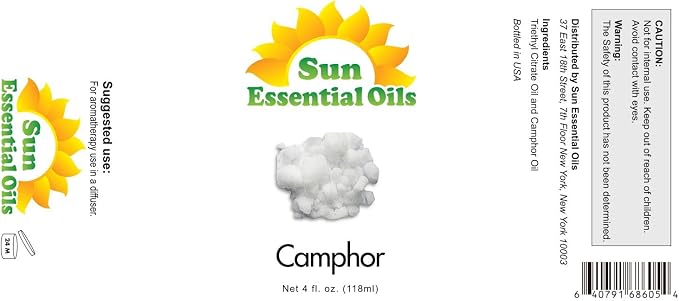 Sun Essential Oils Camphor Essential Oil 4 Fl Oz - Image 2