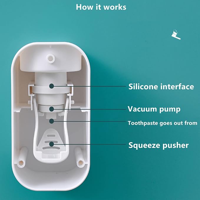 Automatic Toothpaste Dispenser Wall Mounted - Image 3