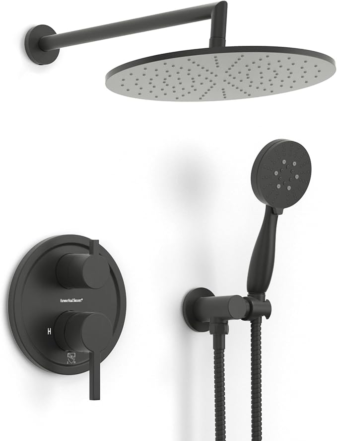 HammerHead Solid Metal Rain Shower System Set by HammerHeadShowers
