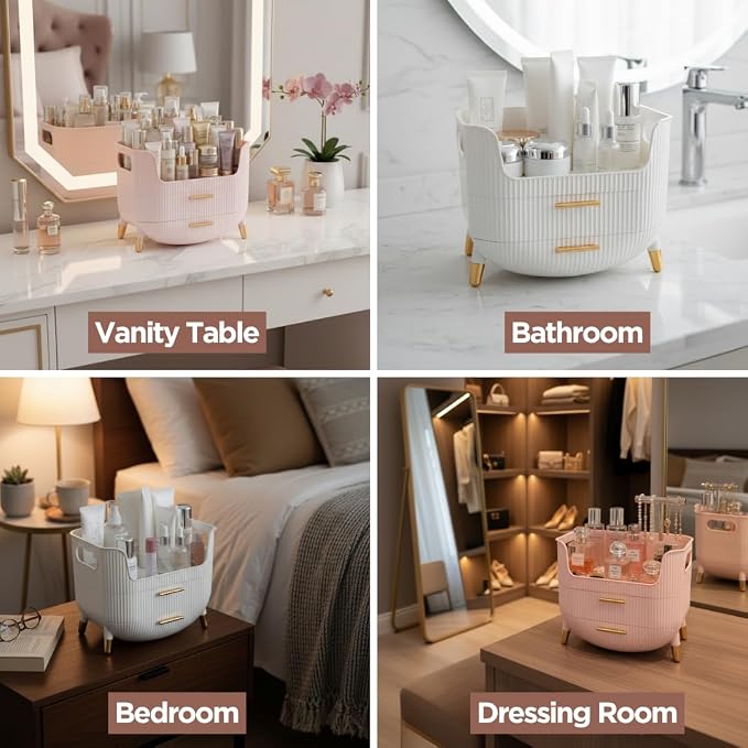 Makeup Organizer with Drawers, Skincare Storage Box - Image 7
