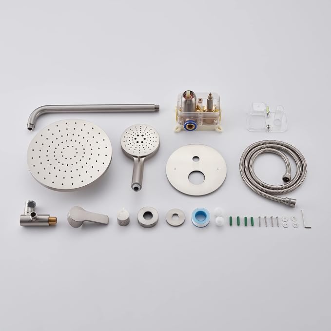 Iriber Shower System Wall Mounted Shower Faucet Mixer Set - Image 6