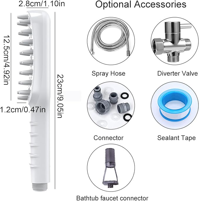 Pet Shower Sprayer – Bathing Sprayer Massage Showerhead - Image 6