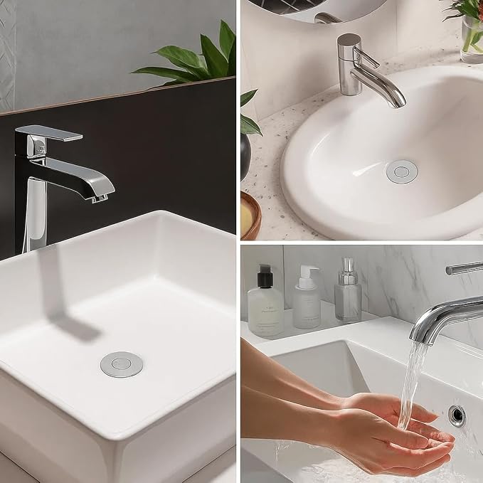 Bathroom Sink Stopper, Pop Up Drain - Image 9