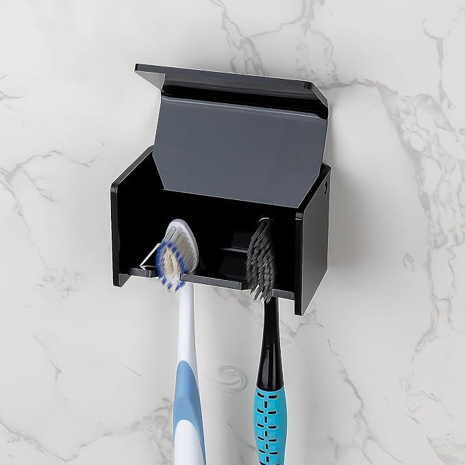 2 Pack Toothbrush Holder Wall Mounted - Image 3