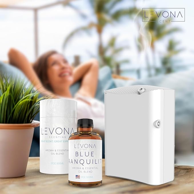 Levona Scent Pure Essential Oils: Blue Tranquility Aromatherapy Oils - Image 3