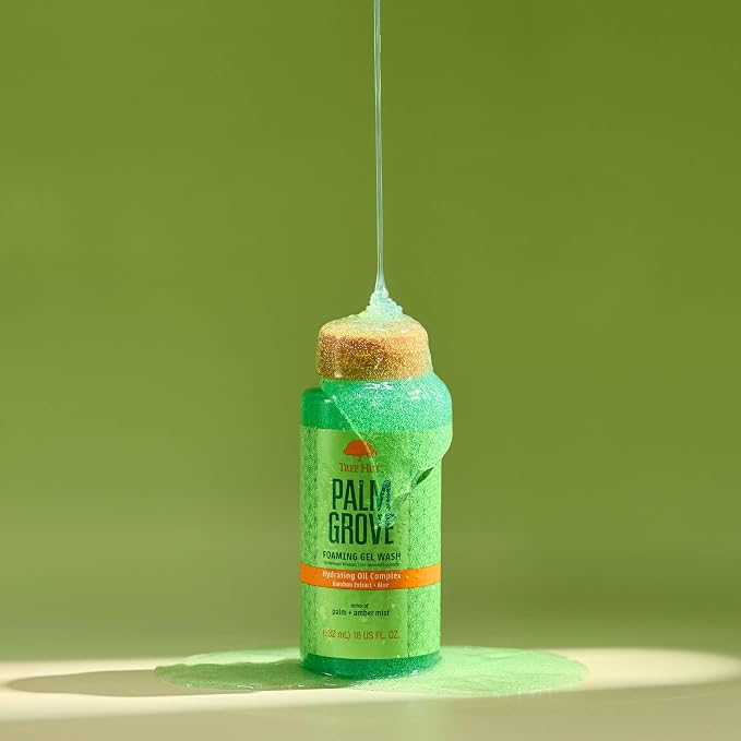 Tree Hut Palm Grove Foaming Gel Wash, Hydrating & Moisturizing Body Wash - Image 6