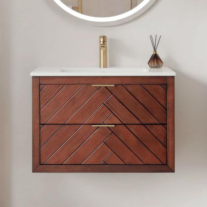 30 in. Wall Mounted Bathroom Vanity by LittleTulip