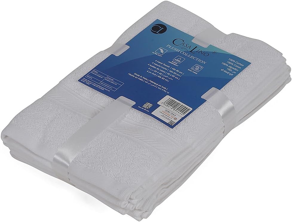Casa Lino 100% Cotton Hand Towels - Image 4