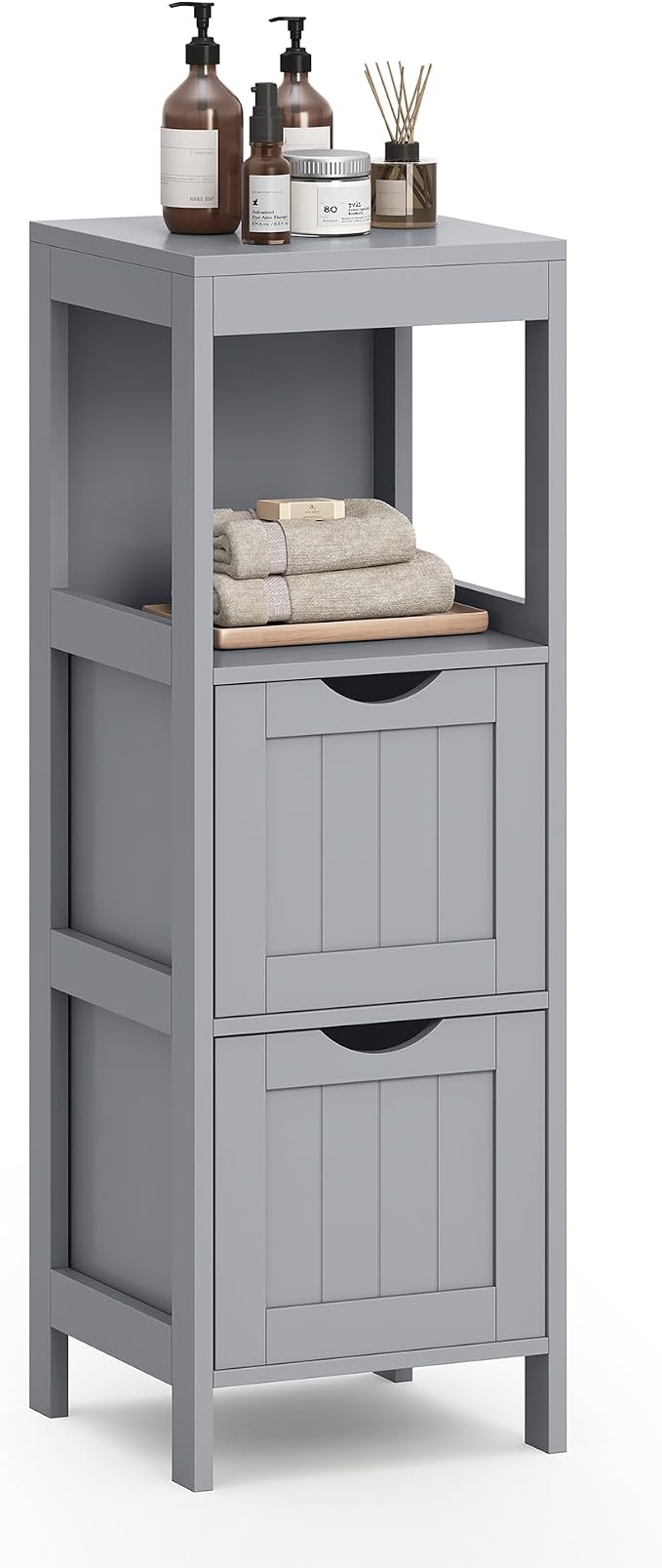 VASAGLE Storage Cabinet, Storage Organizer Rack Stand by VASAGLEbySONGMICSHOME