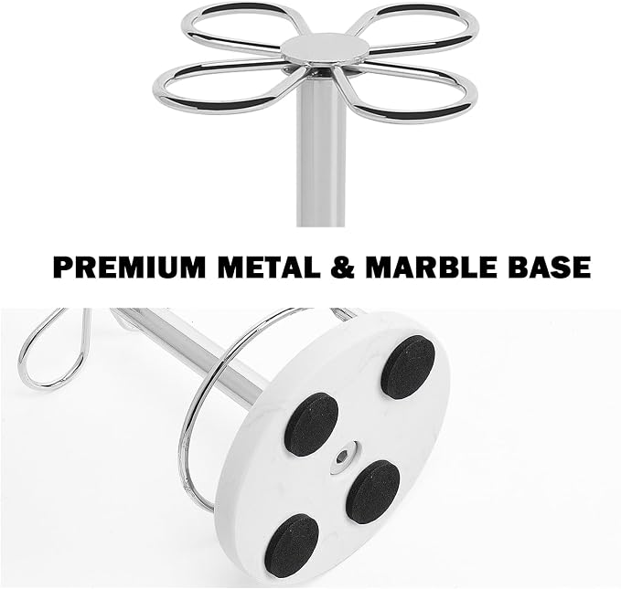 HarJue Toothbrush Holder Stand for Bathroom, Metal Toothbrush Organizer - Image 6