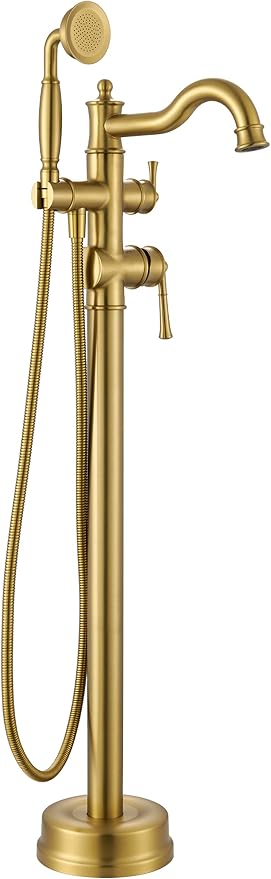 Freestanding Floor Mount Tub Filler by WINKEAR