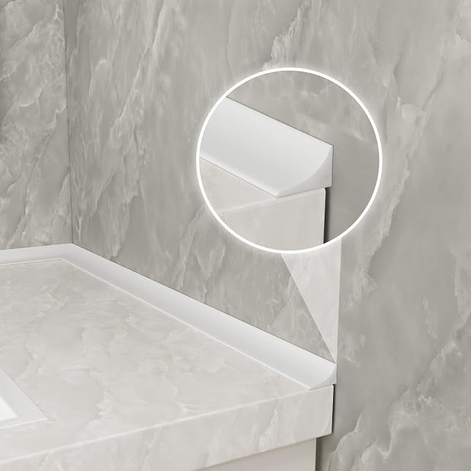 Silicone Shower Threshold Water Dam, Kitchen Sink Splash Guard, Shower Barrier - Image 7