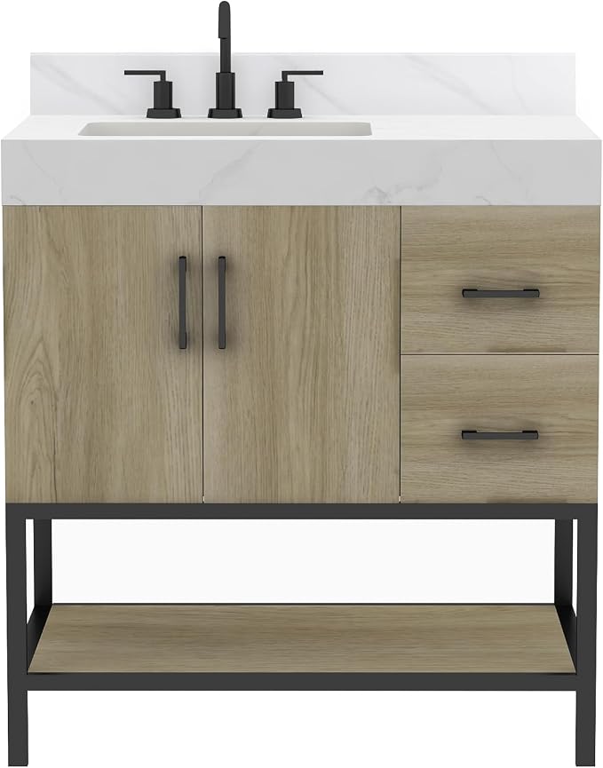TILE & TOP Utopia 36" Single Bathroom Vanity - Image 8