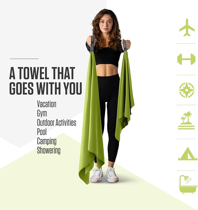 VENTURE 4TH Quick Dry Towel. Microfiber Travel Towel Ideal - Image 2