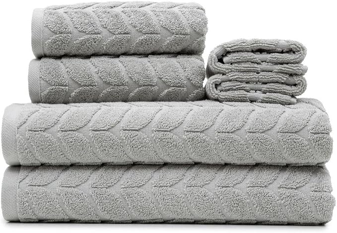 BAGNO MILANO Turkish Cotton Ultra-Soft Plush Absorbent Quick Dry Bathroom Towel - Image 2