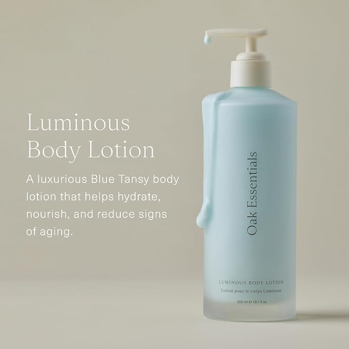 Oak Essentials Luminous Body Lotion | Hydrating Blue Tansy Body Cream - Image 2