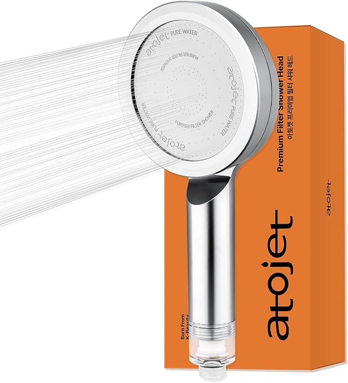 Premium Filtered Showerhead Crafted by ATOJET