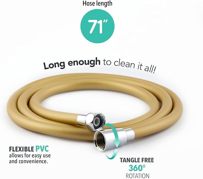 Flexible PVC Shower Hose for Barumi Livo & Pluo Handheld Showerhead - Image 2