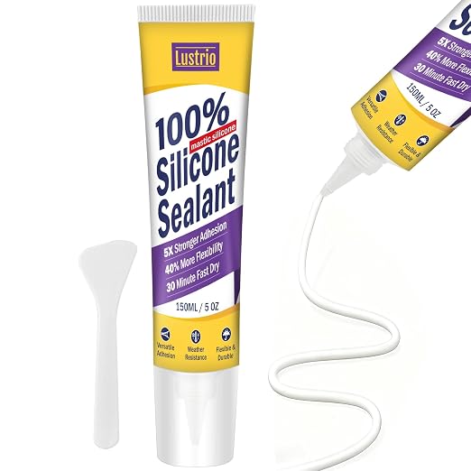 High-Strength Silicone Sealant & Adhesive by Lustrio
